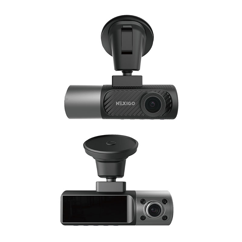 3 kanalų Dash Cam priekyje ir gale Viduje Integruotas 5 GHz WiFii GPS